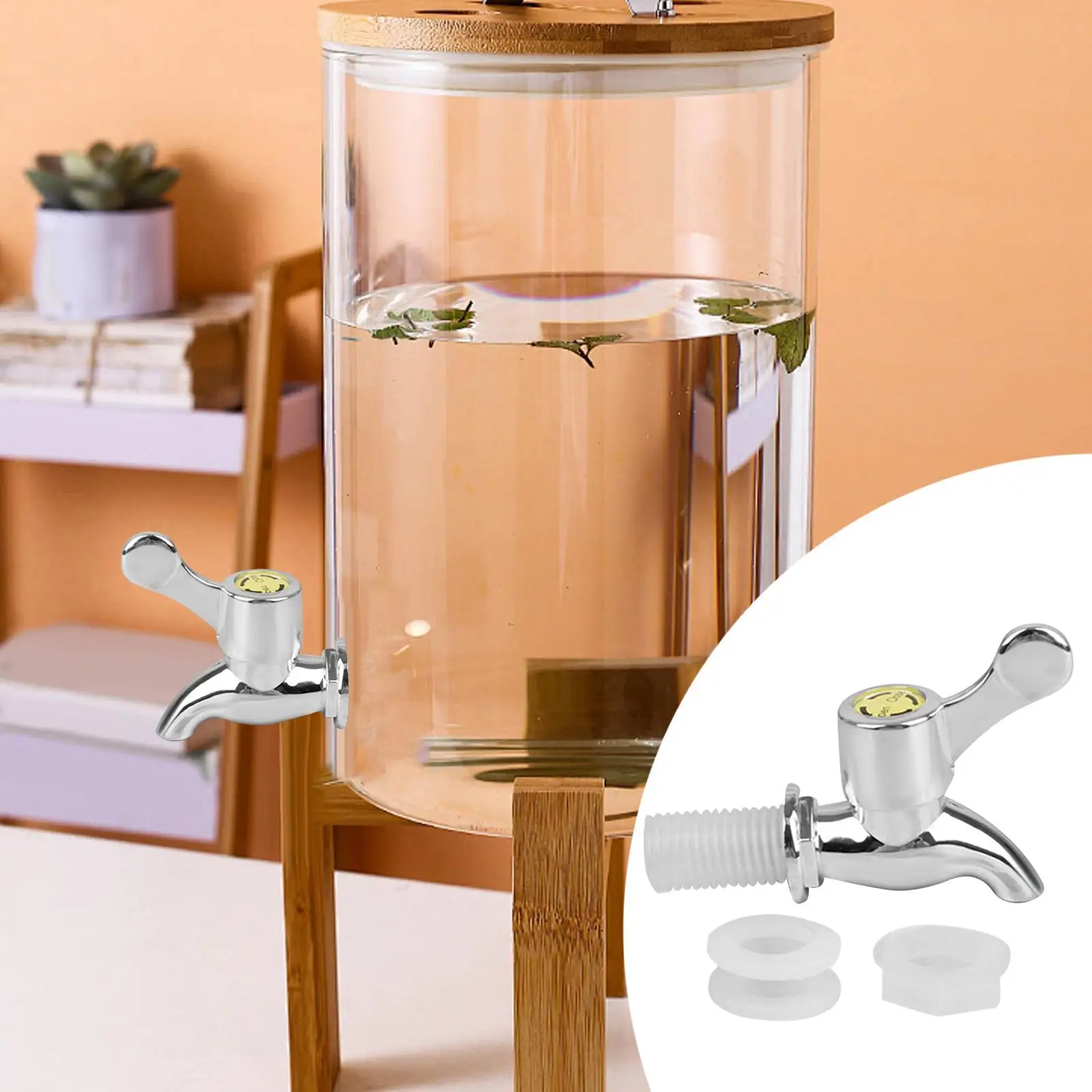 飲料ディスペンサー交換用栓アウトドアキャンプタップバー部品簡単な取り付けピクニックウォーターディスペンサー交換用蛇口