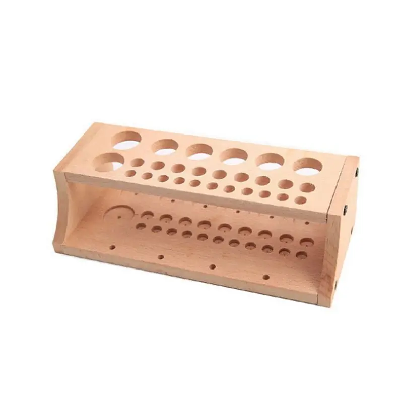 

A24F-Tool Rack DIY Leather Tool Rack Leather Art Printing Wax Line Storage Box Solid Wood Tool Storage Box