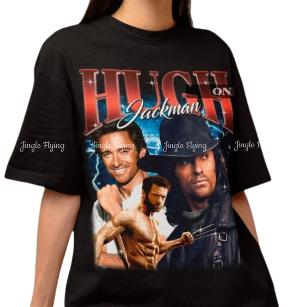 Hugh Jackman Retro Shirt Personalized Gift For Woman And Man Unisex Crewneck Sweatshirt