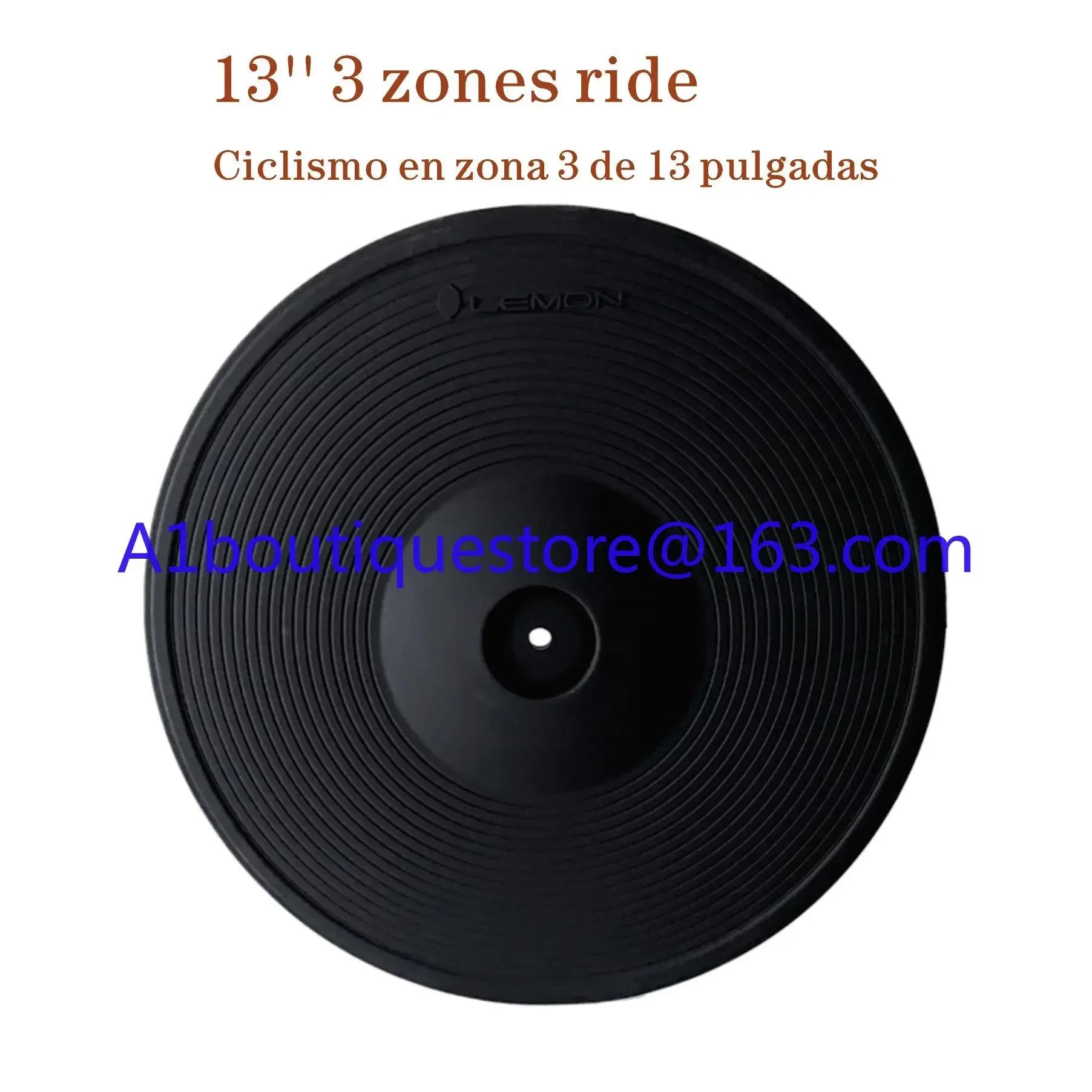 

2024 NEW Lemon Cymbal 13" Dual Zone Crash Cymbal with Choke for Electronic Drum ／13" ride