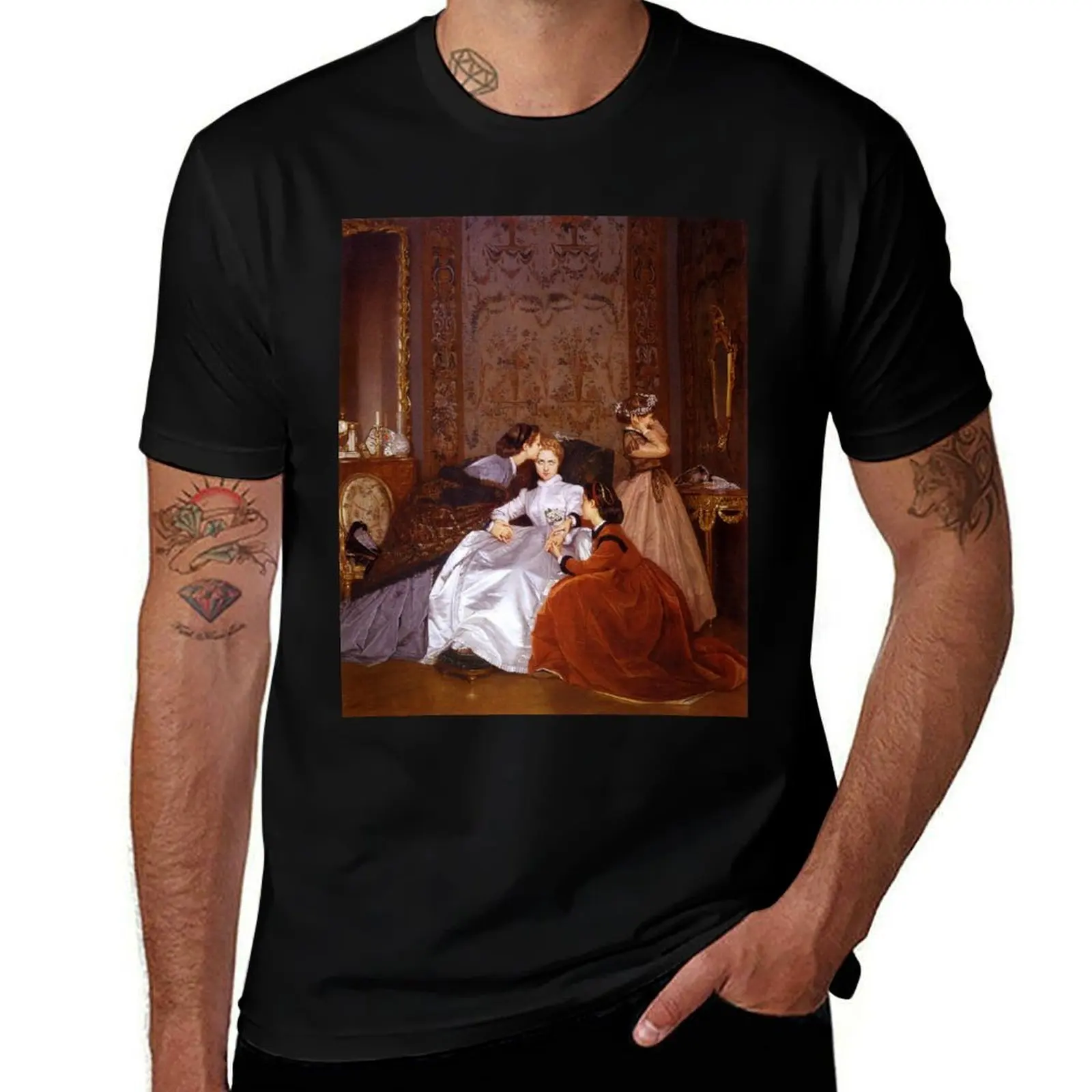 

The Reluctant Bride - August Toulmouche T-Shirt Fashion Graphic Tee for Men