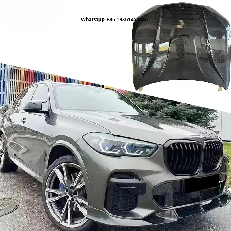 

for G05 X6 G06 X5M F95 X6M F96 High Quality Carbon Fiber Engine Bonnet Hood Engine Cover
