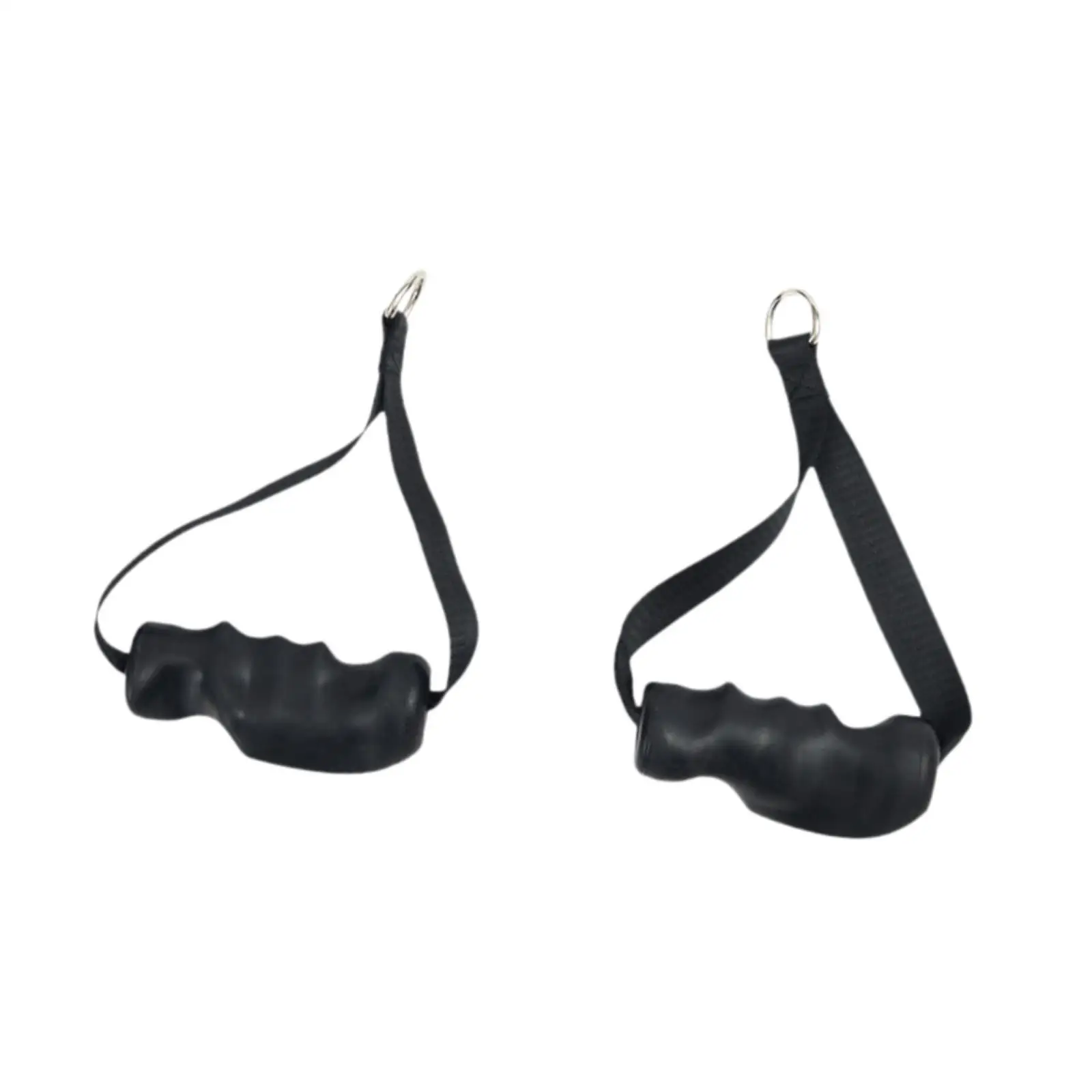 Exercise Handles for Cable Machine Attachments Heavy Duty Non Slip Pull Down Grips for Home Gym Pulley Fitness Strength Training