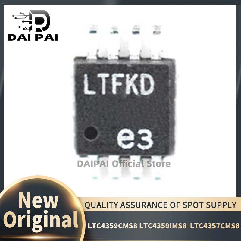 (10 unids/lote) 100% nuevo chipset original LTC4359CMS8 LTC4359IMS8 LTFKD LTC4357CMS8 LTCXD MSOP-8