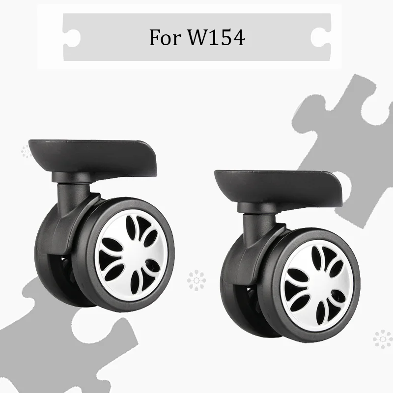 

For W154 Universal Luggage Replacement Wheels – Durable 360° Swivel Silent Wheels Specifically Designed For Luggage