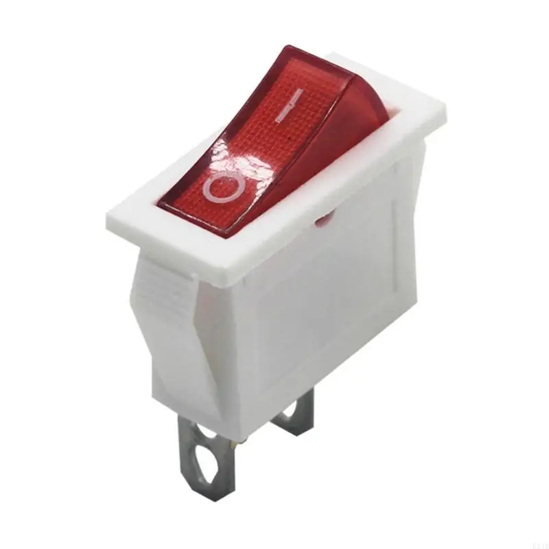 16A 250V Rocker Switches With Red Light Indicators LED Toggles Rocker Switches 