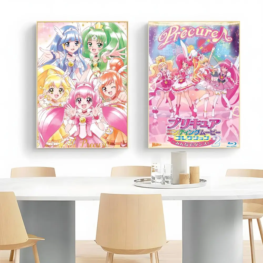 Magical Anime P-Pretty Cure Poster Wall Art Print Decorative Mural Home Decor Gift Unframed