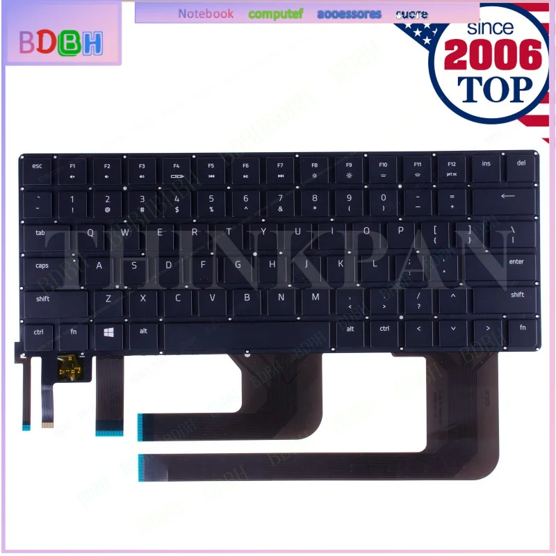 Original keyboard US Backlit for For Razer Blade Pro 17 15 RZ09-0287 2018 2019