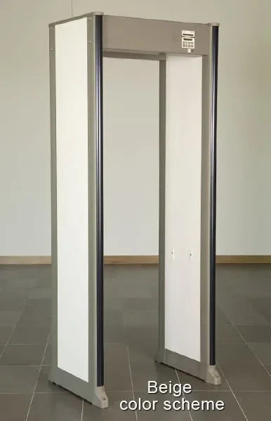 High sensitivity 33 detecting zones walk through metal detector, distributor price door frame metal detector