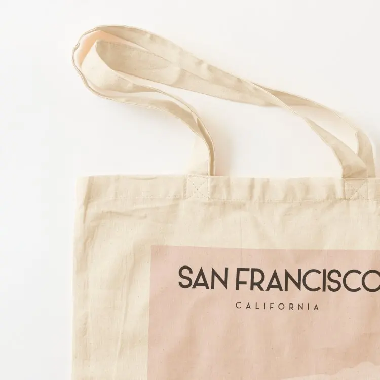 San Francisco california travel poster Tote Bag Eco bag large tote bag reusable grocery bags shopper woman