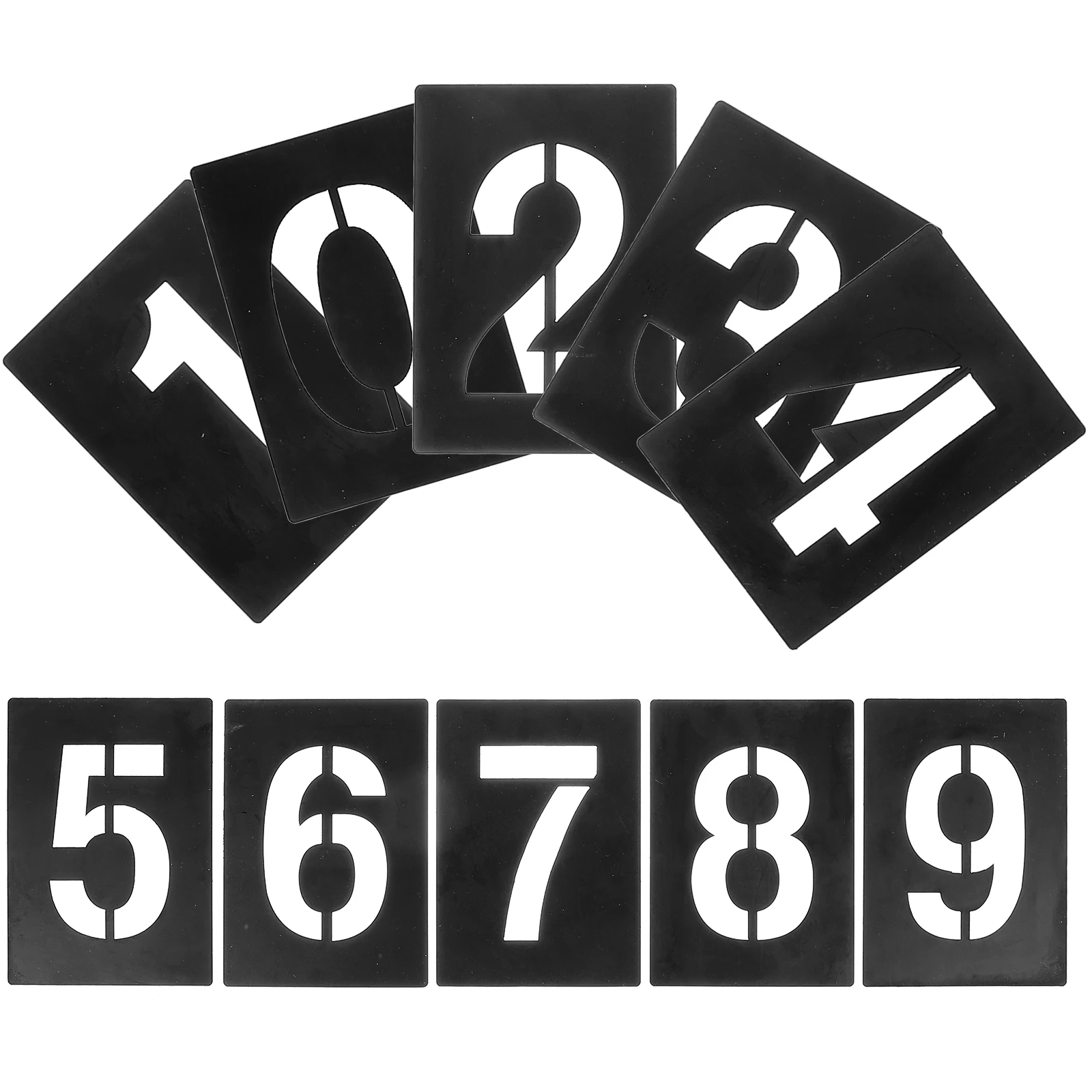 

Reusable PVC 0-9 10cm Christmas Stencils For Painting On Wood High 05mm Thick Digital Word Stencils Templates for Painting Wood