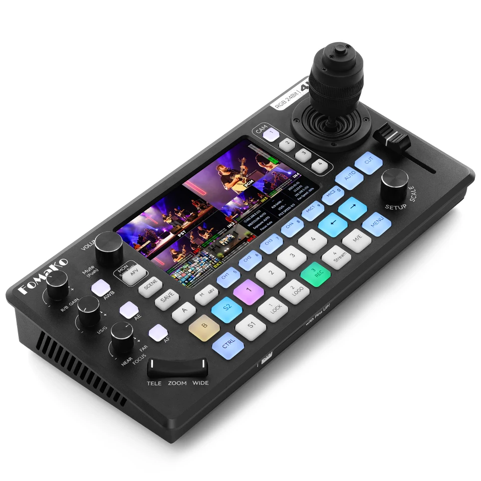 4K HDMI Multi-Camera Video Mixer Switcher Controller