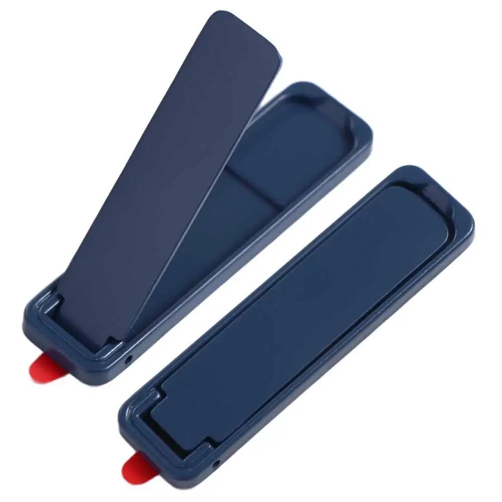 Metal Card Style Flip Cover Desktop Support Folding Phone Bracket Phone Back Sticker Smartphone Support Mobile Phone Holder
