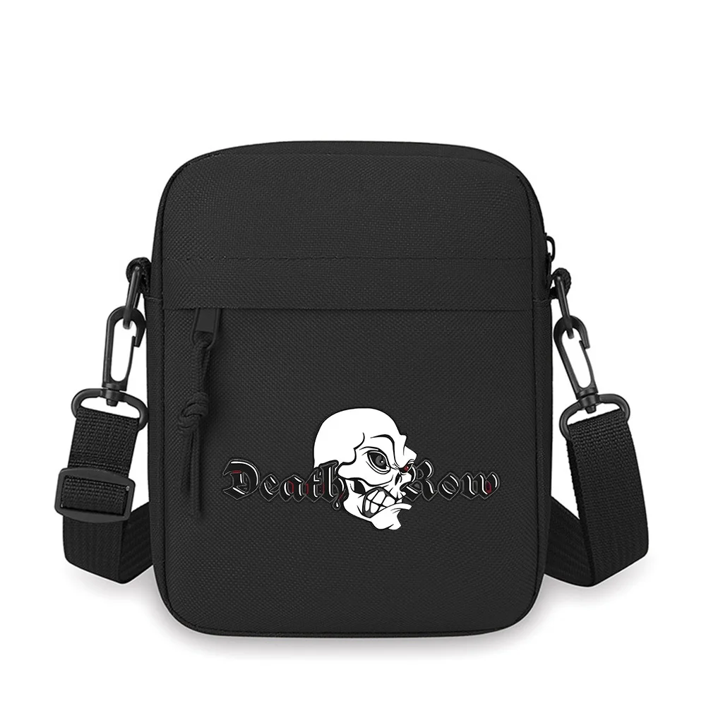 

Skull face Death Row design Men Crossbody Bag Single Shoulder Women Cartoon Anime Film Printing Design Unisex