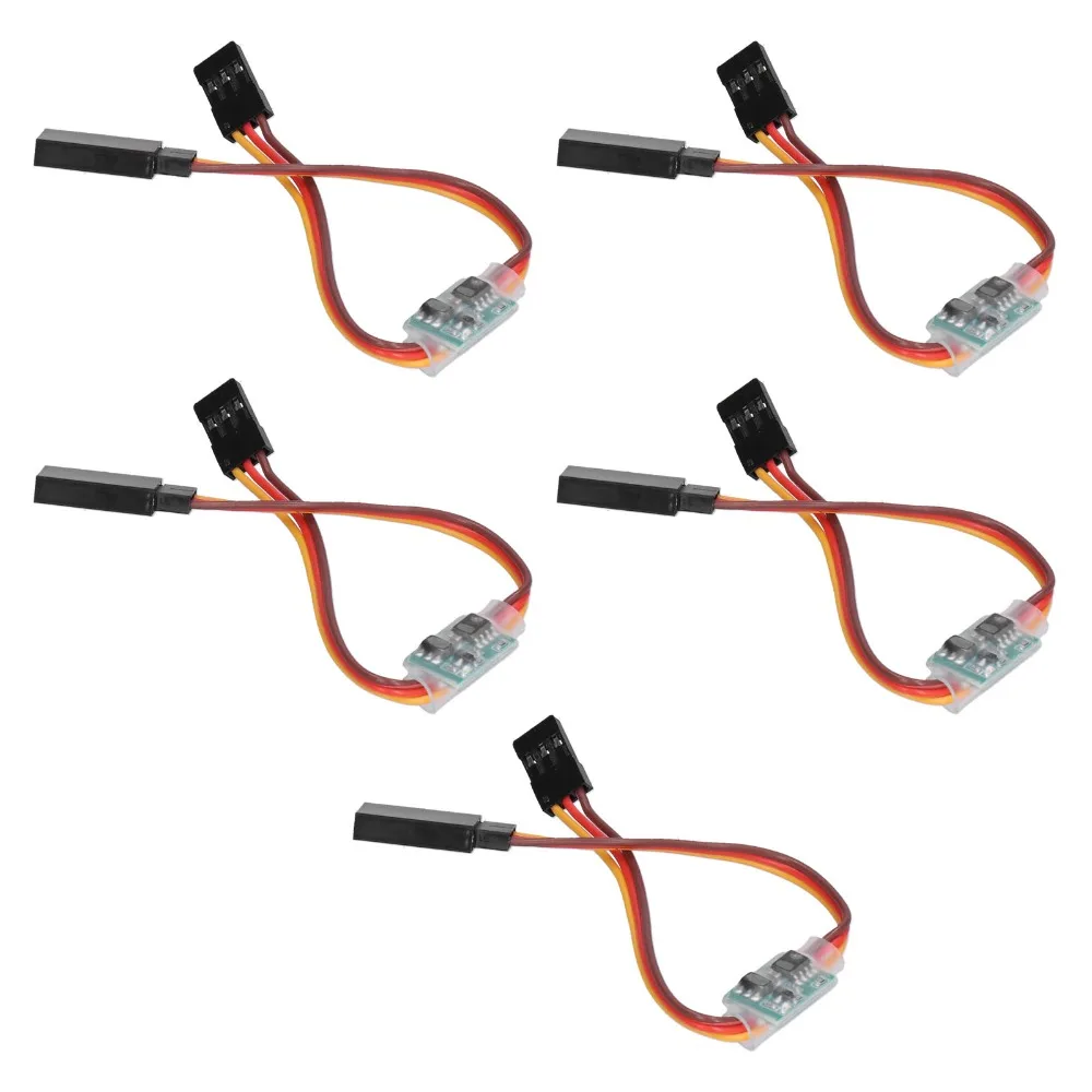 

5 Pcs DIY Projects 3.6V‑24V 5A RC Servo Reverser High Pressure Universal Servo Signal Reverser Rotation Inverter Any Servos