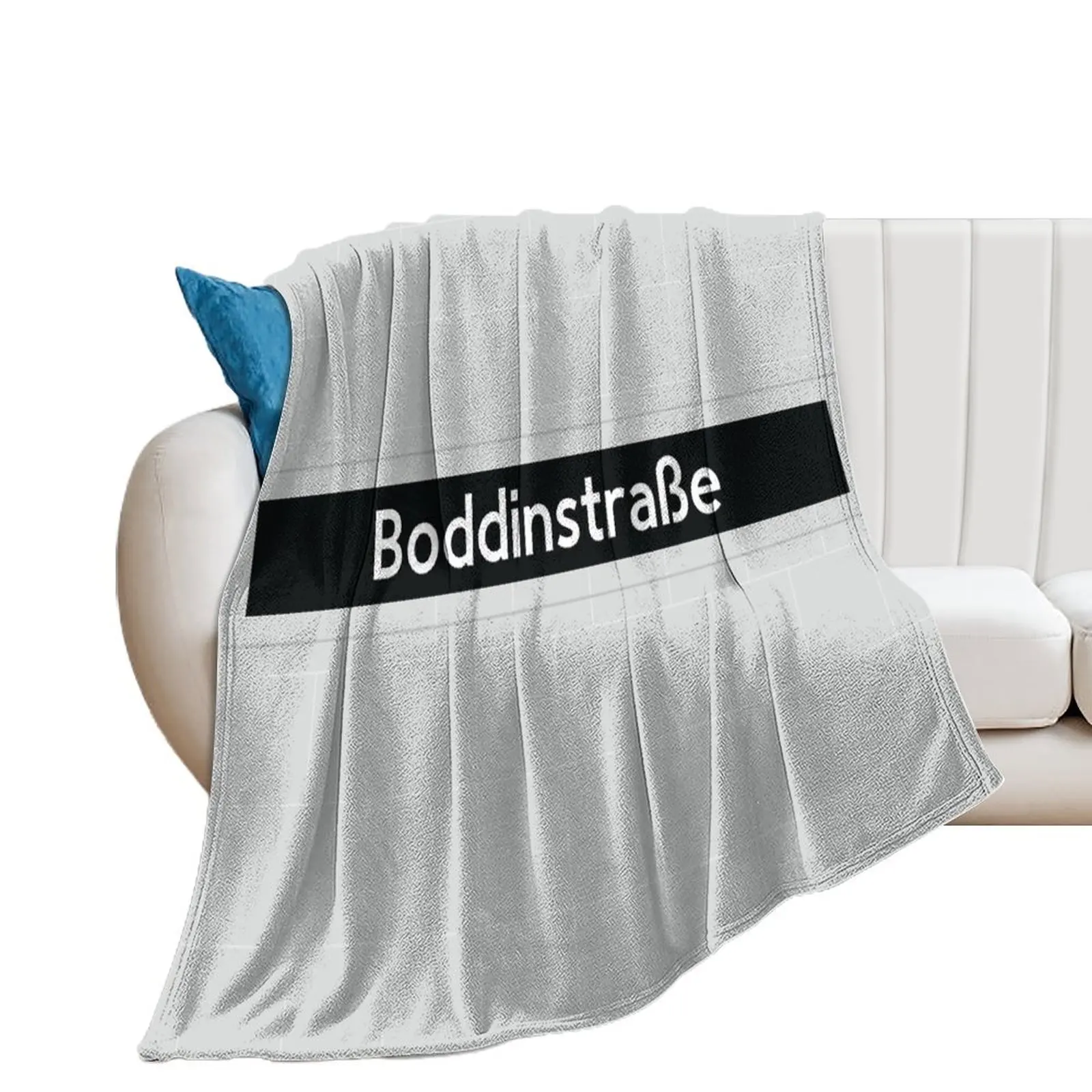 Boddinstra?e Station Tiles (Berlin) Throw Blanket Furrys Blankets Sofas Of Decoration Blankets