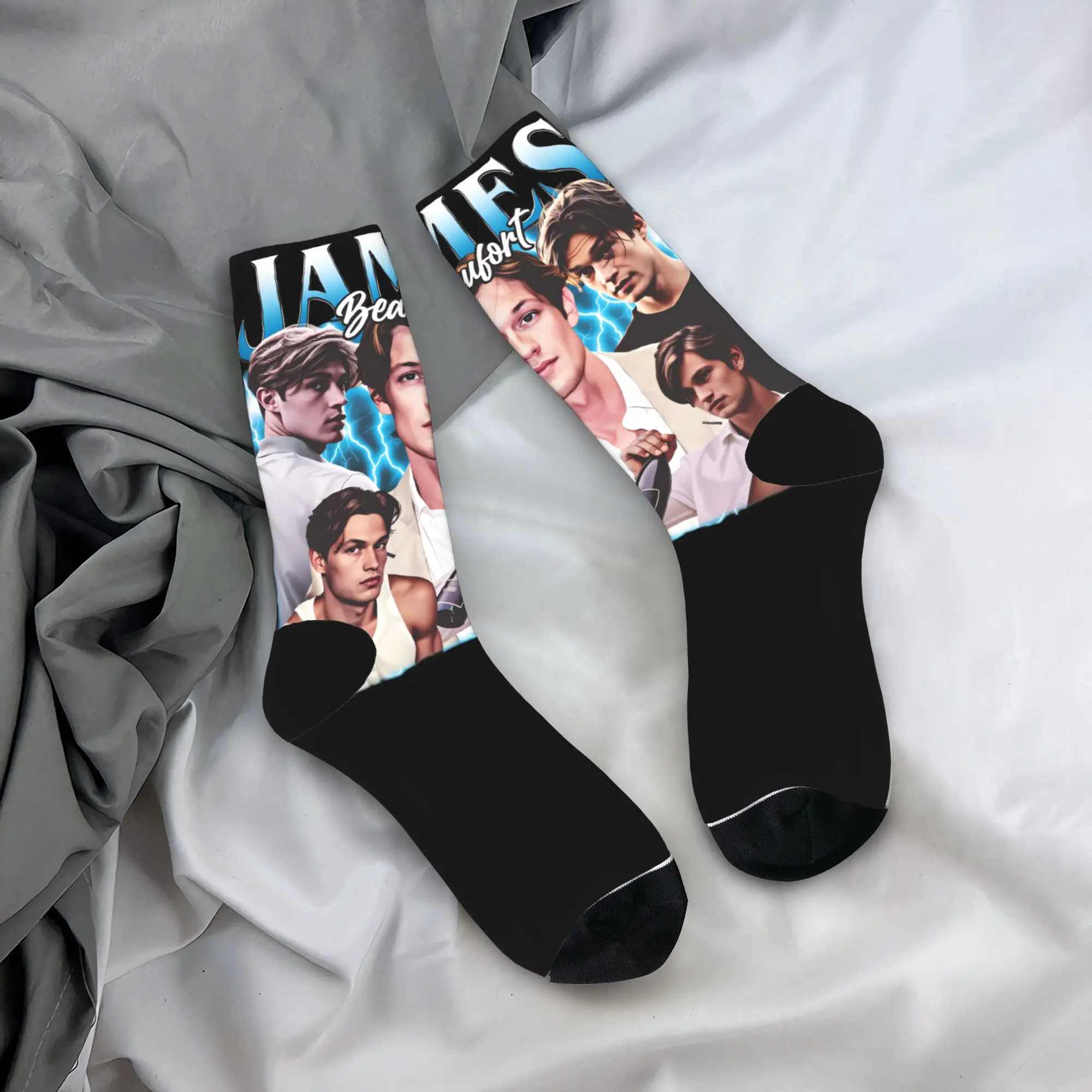 جوارب جيمس بوفورت جوارب مخصصة مضادة للانزلاق للرجال جوارب شتوية كلاسيكية لركوب الدراجات #1