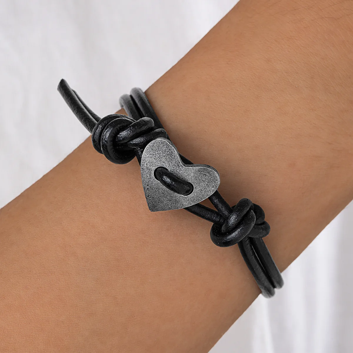leather cord bracelet Layers Braided Handmade Bracelet Adjustable Wire Leather Bracelet For Men Birthday Gift