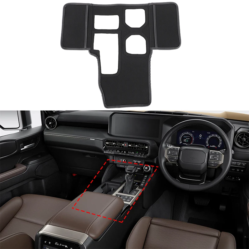 

For 2024+ Toyota Prado LC250 Land Cruiser 250 Center Control Gear Protector Car Front Organizer Car Accessories RHD