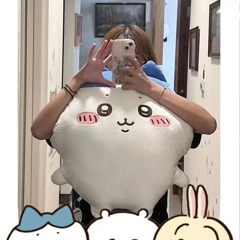 New Kawaii Miniso Chiikawa Cartoon Cute Plush Pillow Backrest Doll As A Birthday Gift for Friends Toys for Girls