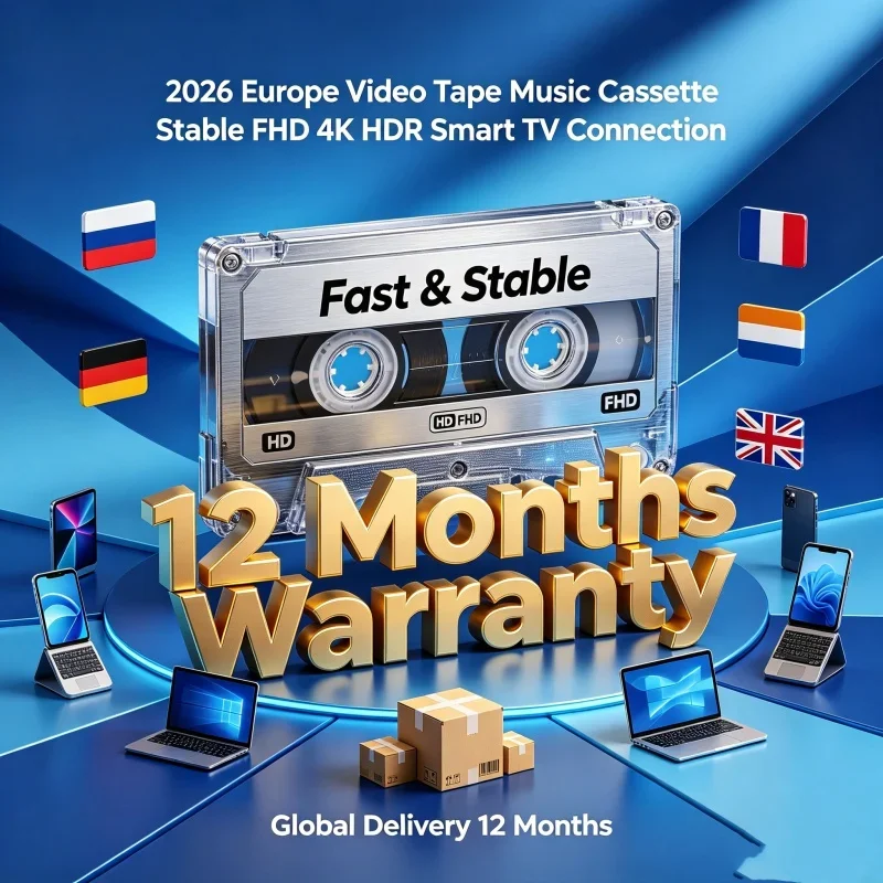 

TVXX998434 music cassette Europe Stable FHD 4K HDR Smart TV Connection Global Delivery Poland Germany France Netherlands UK