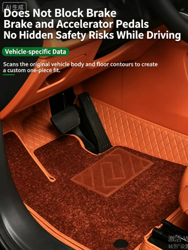 For GWM H10 Five/six seats Full-enclosure double/single-layer floor mats for anti-stain and anti-slip interior accessorie