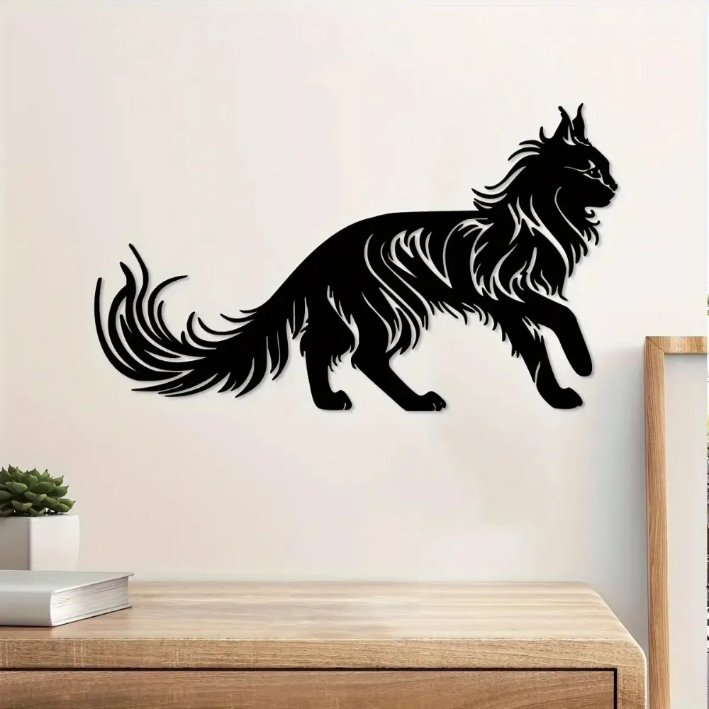 Creative Animal Iron Wall Decor, Indoor Outdoor Art for Living Room Bedroom Corridor, Rustproof Home Decor