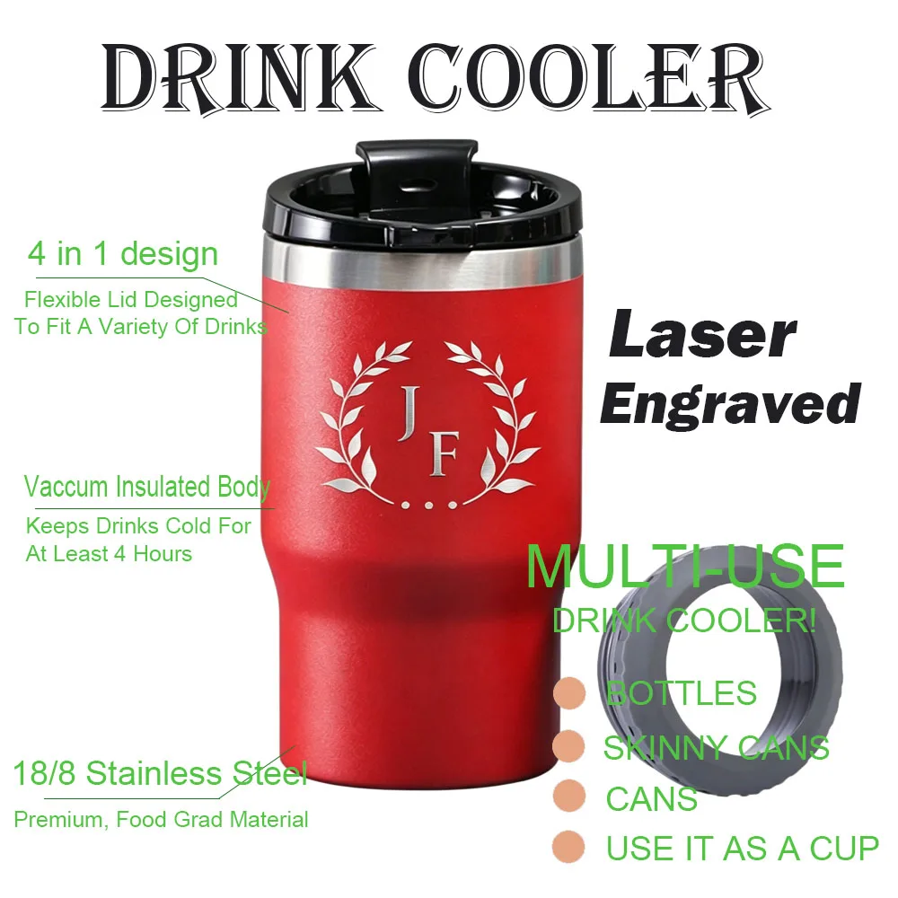 Personalized Dad Tumbler, Custom Fathers Can Cooler for Daddy Grandpa, Gift for Dad, Father's Day Birthday Gifts for Husband view 2