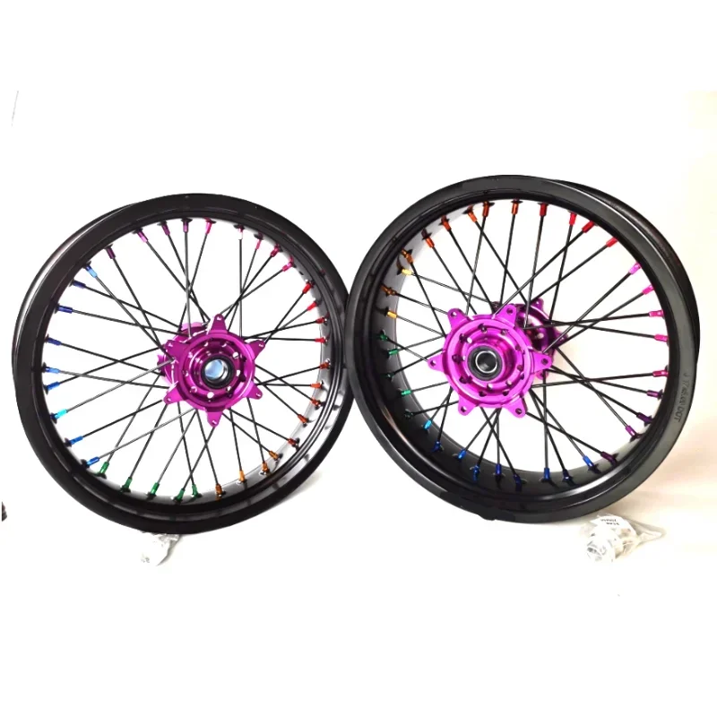 New arrival wholesale Supermoto wheel sets fit cr crf crf-x 125/250/450 2003-2025