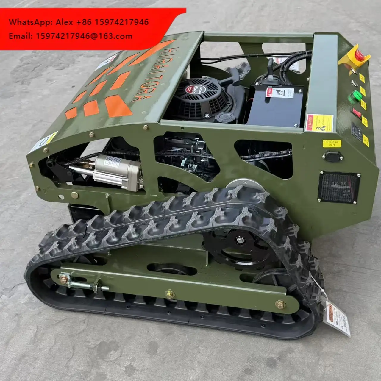 Professional Industrial 550Mm Cutting Width Cordless Petrol Driven Robot Mower For Park Golf Course And Estate Management