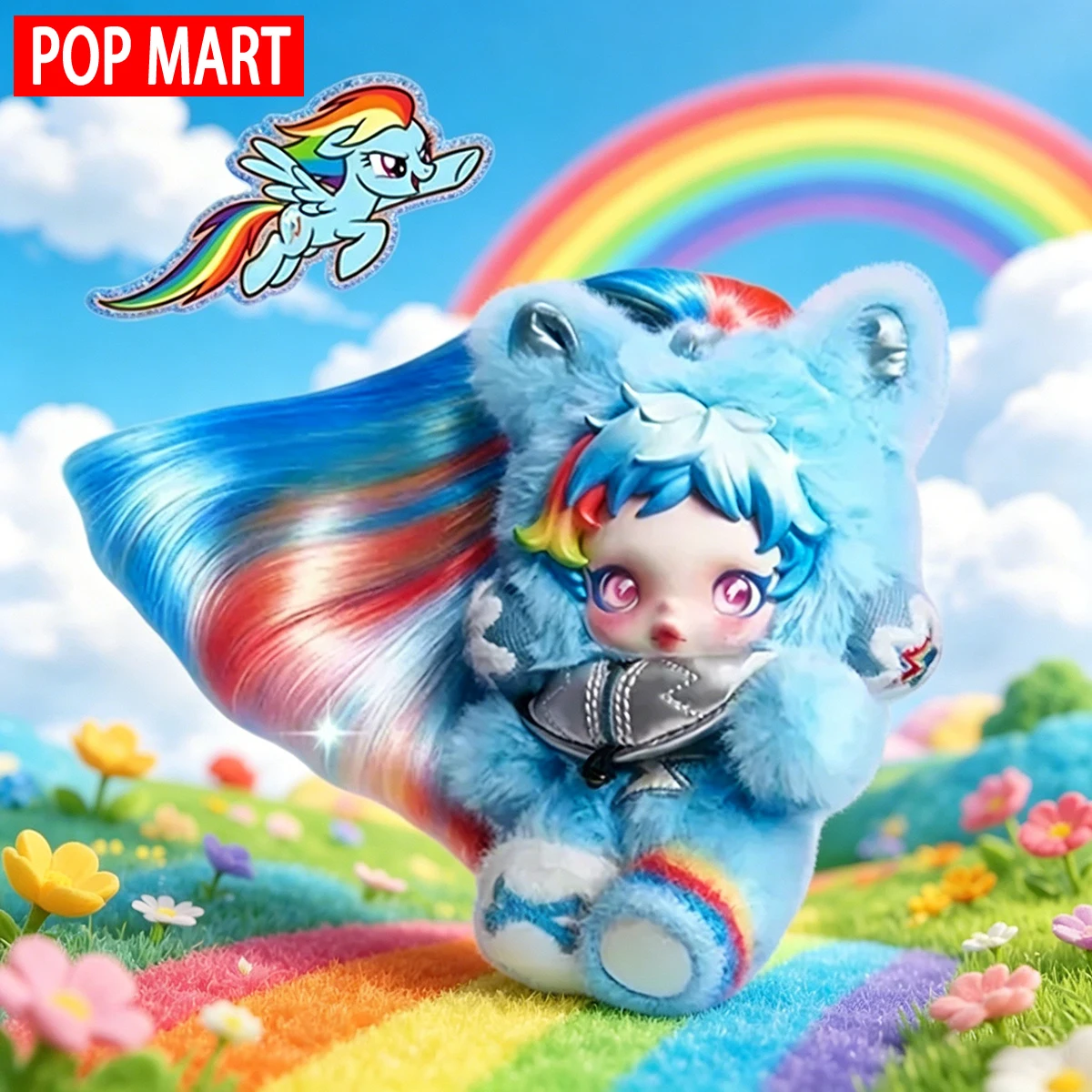 My Little Pony × SKULLPANDA Plush Doll Blind Box Mystery Box, It's the perfect gift for children, family and friends. - Detail 1