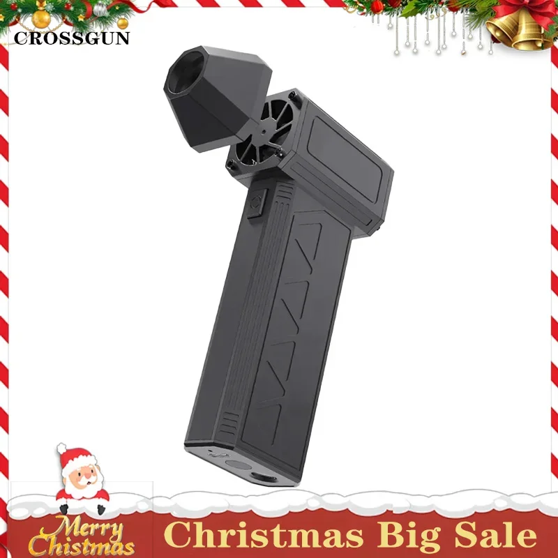 CROSSGUN Mini Jet Fan High-Speed Turbo Handheld Blower for Car Cleaning Powerful Air Blower Christmas Gift Friendly