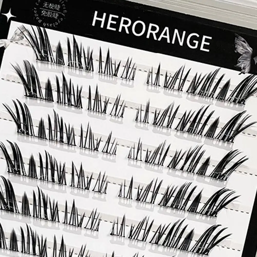 고급형 3/6/10줄 개별 속눈썹 클러스터 세그먼트형 자연스러운 속눈썹 연장 폭스 스타일 플라잉 인조 속눈썹 메이크업 도구