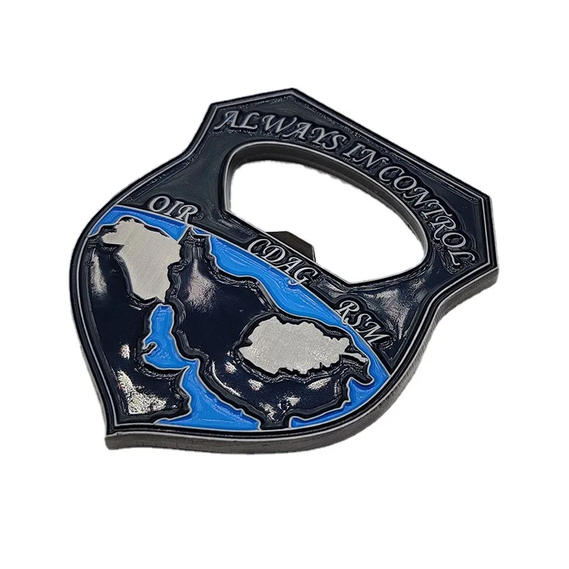 Customized. Metal Corkscrew Customized-Border Travel Fans Cultural Beer Electroplating Zinc Alloy Paint