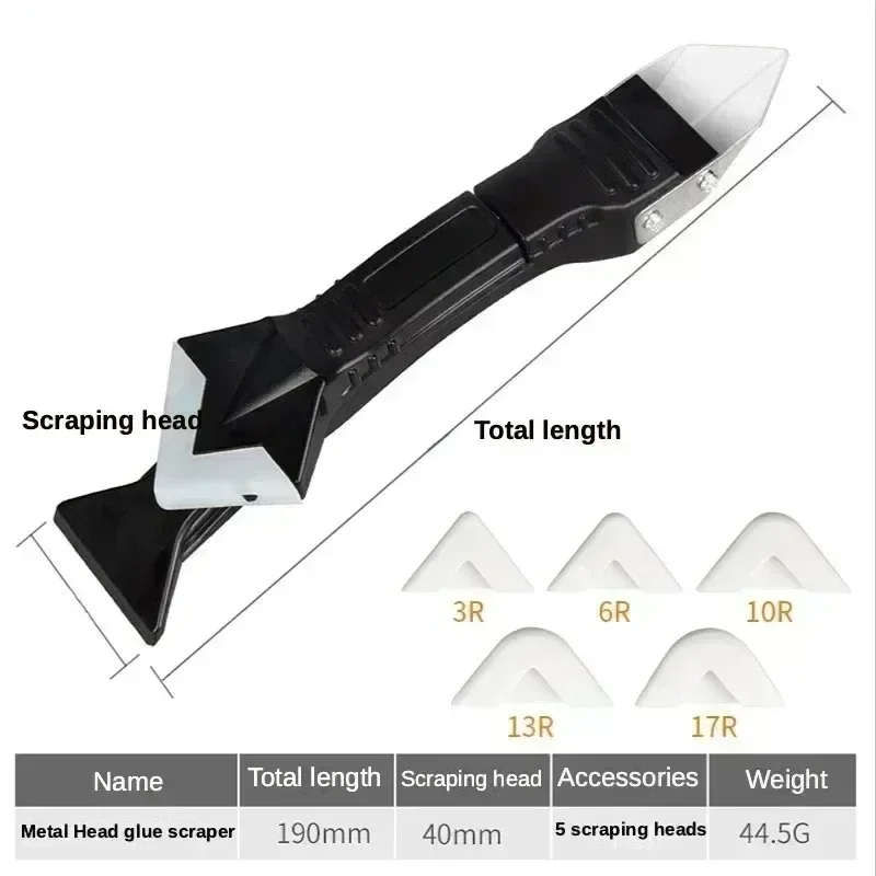 Imagem -06 - Aplicador de Bico de Calafetagem Ferramenta de Acabamento Espátula pá de Cola de Plástico Juntas de Tijolo Piso Removedor de Silicone Conjunto de Ferramentas Manuais