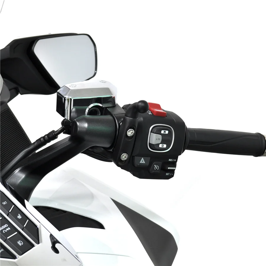 Suporte do telefone móvel universal para a motocicleta, navegação gps, suporte de copo de água, pânico, honda, asa dourada, harley-davidson