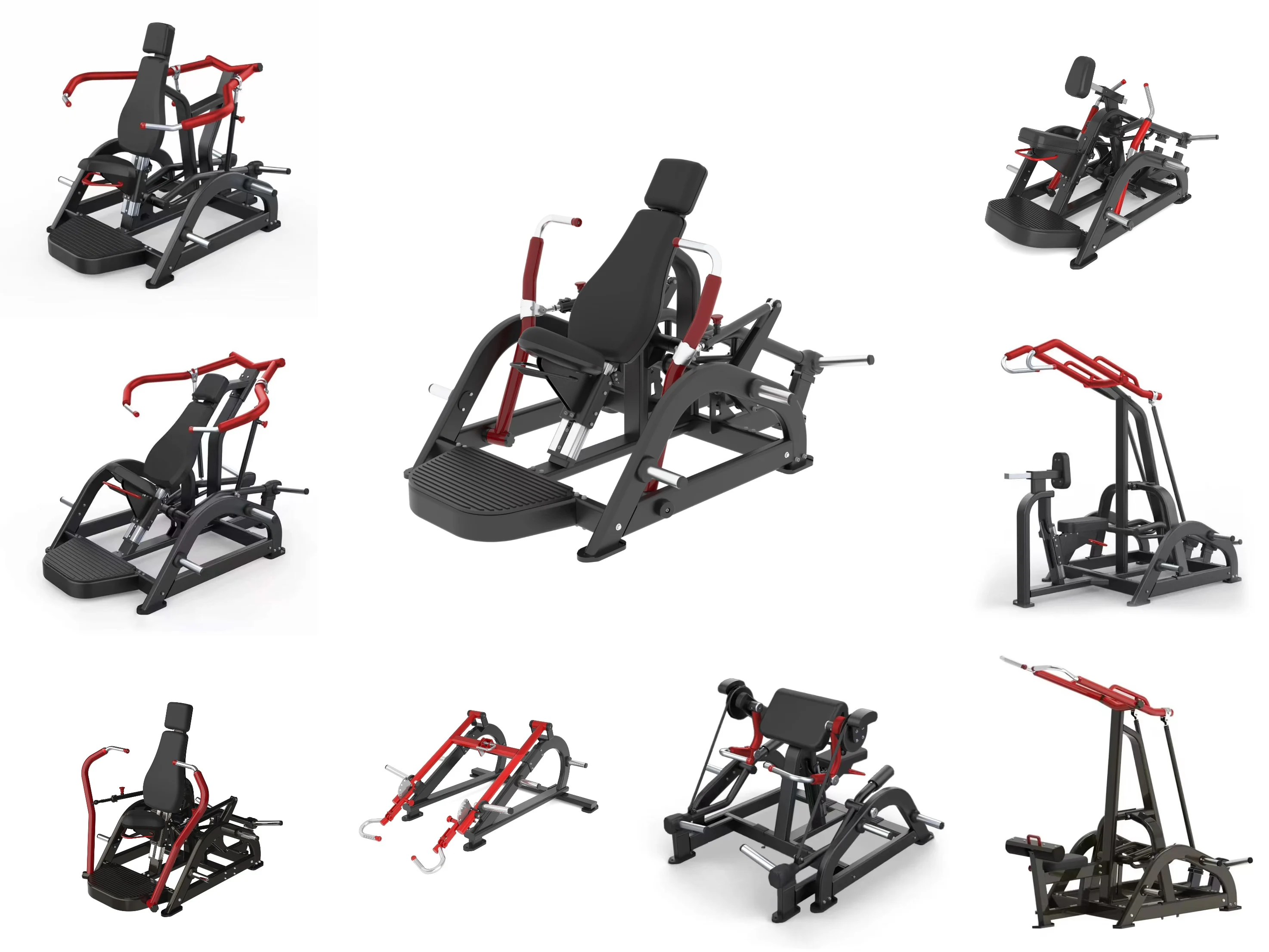 NaotiluStrength equipment Customized commercial fitness equipment chest pushing rowing back training biceps reverse pedaling