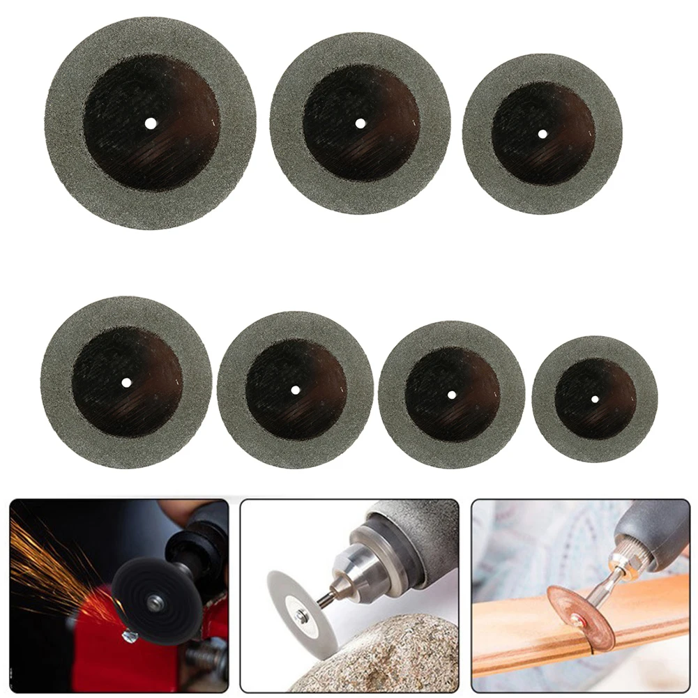 7PCS 16-60mm Diamant Slijpschijf Snijwiel Disc Zaagblad Met Doorn Slijpschijf Power tool Accessoires