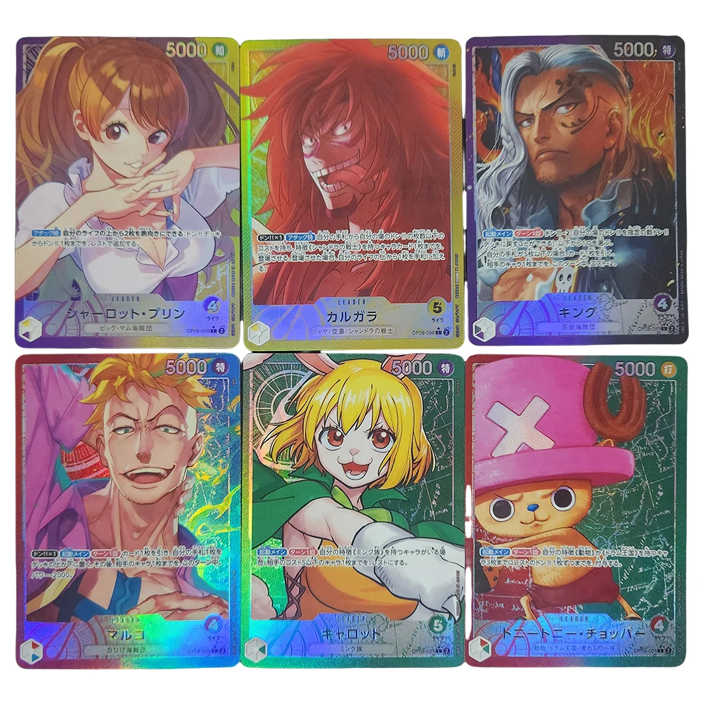 29PC/Set Anime One Piece DIY ACG Vivi Uta Silvers Rayleigh Tony Tony Chopper Boy Games Collectible Card Christmas Birthday Gifts