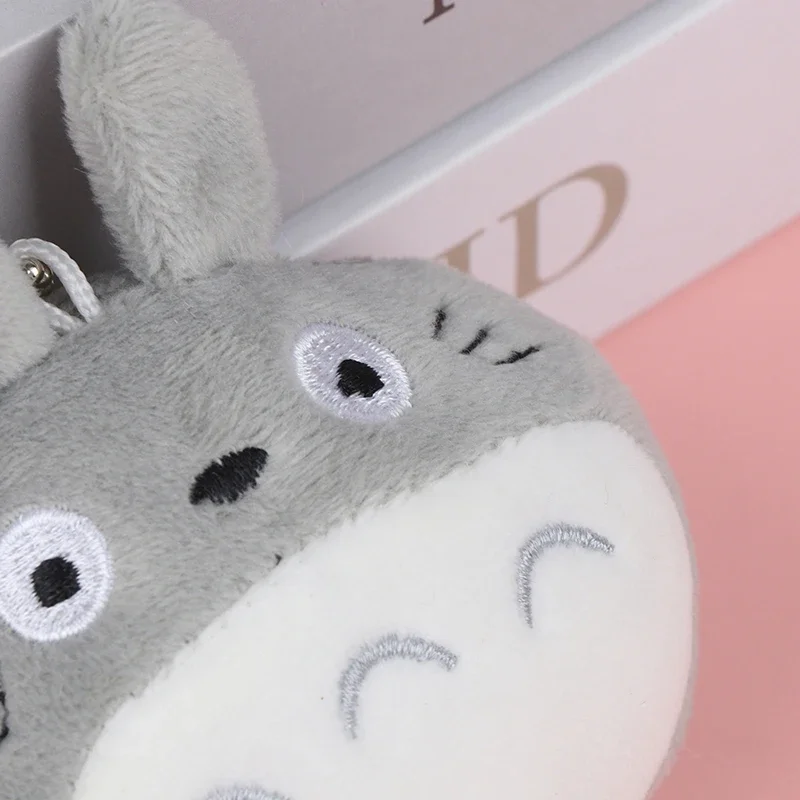 Cartoon Totoro Keychain Cute Doll Keyring Fashion Couple Bag Ornament Key Chain Car Pendant Gift Props Jewelry Accessory view 5