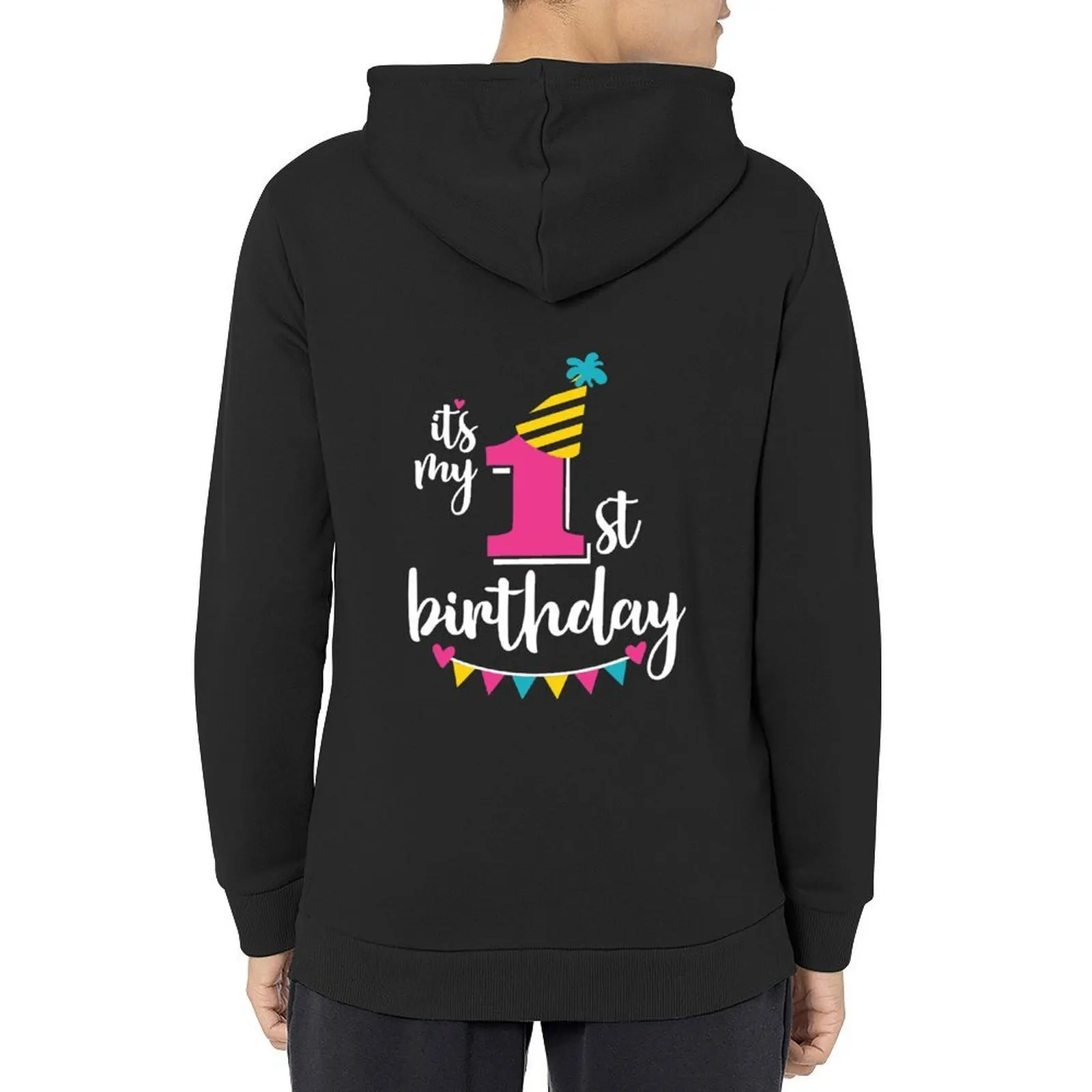 

1st birthday 1 year of being awesome 1 year kid girl boy Off birthday Vacation Inspiration Joy Mood Hoodie