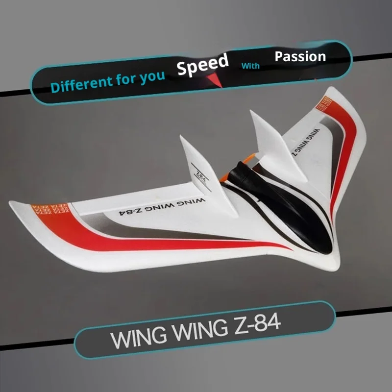 Z84 Dreiecksflügel Flying Wing Racing Hochgeschwindigkeitsmodell Ferngesteuertes Flugzeug Starrflügel Anti-Drop-Spannweite 840 mm – Detail 2
