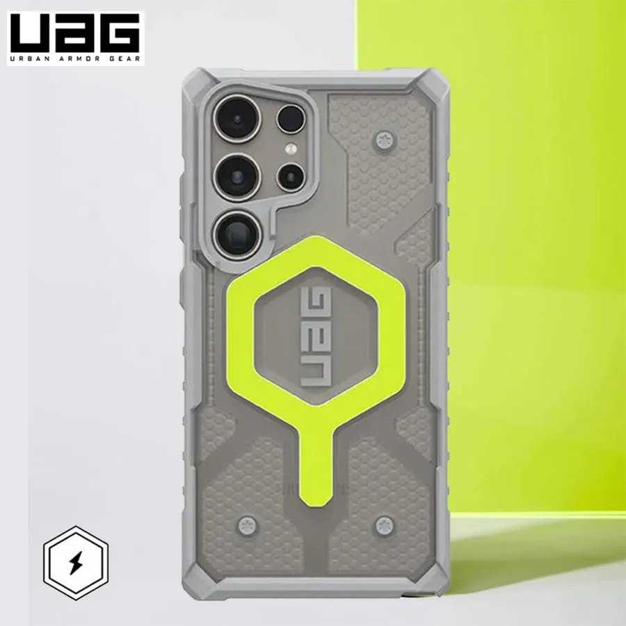 UAG Pathfinder Clear Pro Magnetic Case for Samsung Galaxy S24 Ultra S23 Plus Original Strong MagSafe Protection Cover Accessory