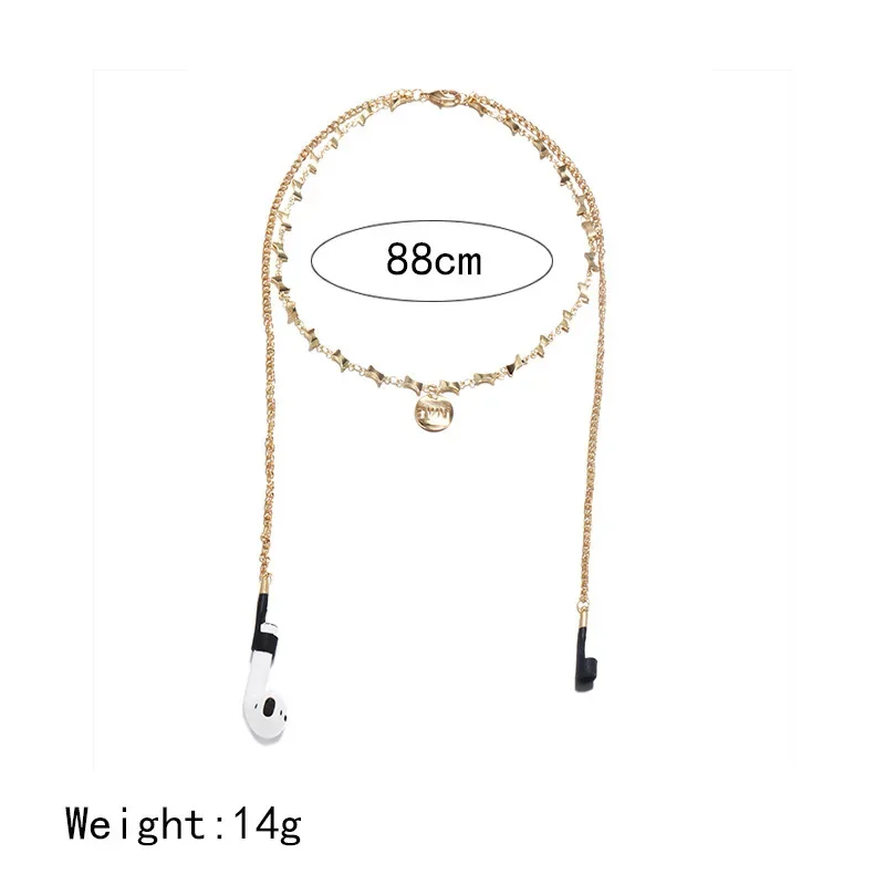 Anti-lost Rope Strap Metal Earphones String For Airpods 4 3 2 1 Wireless Bluetooth Headphone Neck Straps Accessories view 6
