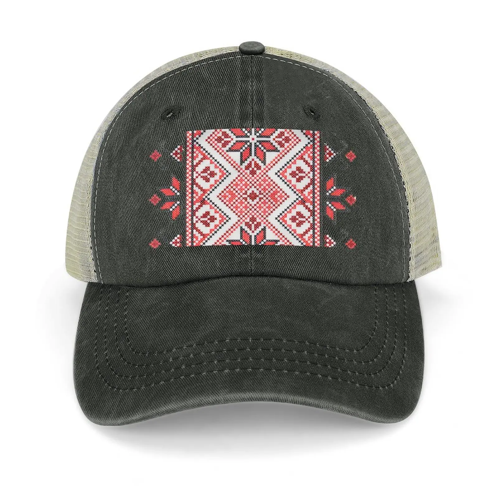 

Traditional Belarusian National Ornament Baseball Cap Luxury Man Hat Hat Luxury Brand Beach Bag Hats Woman Men's