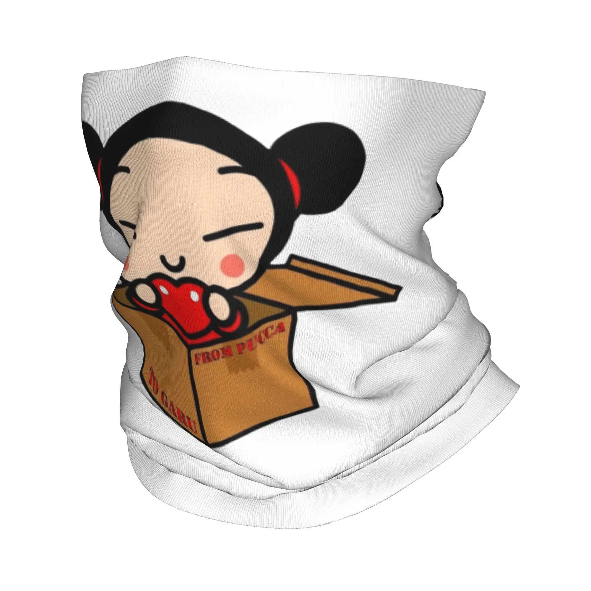 

pucca Bandana Neck Gaiter Printed Mask Scarf Multifunction Balaclava Riding For Men Women Adult Windproof