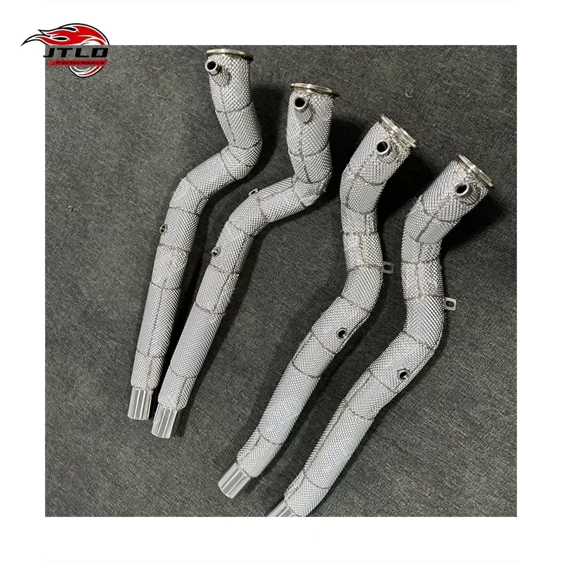 High Performance Exhaust Downpipe for Ferrari California T 3.9L - 304 Stainless Steel Racing Upgrade