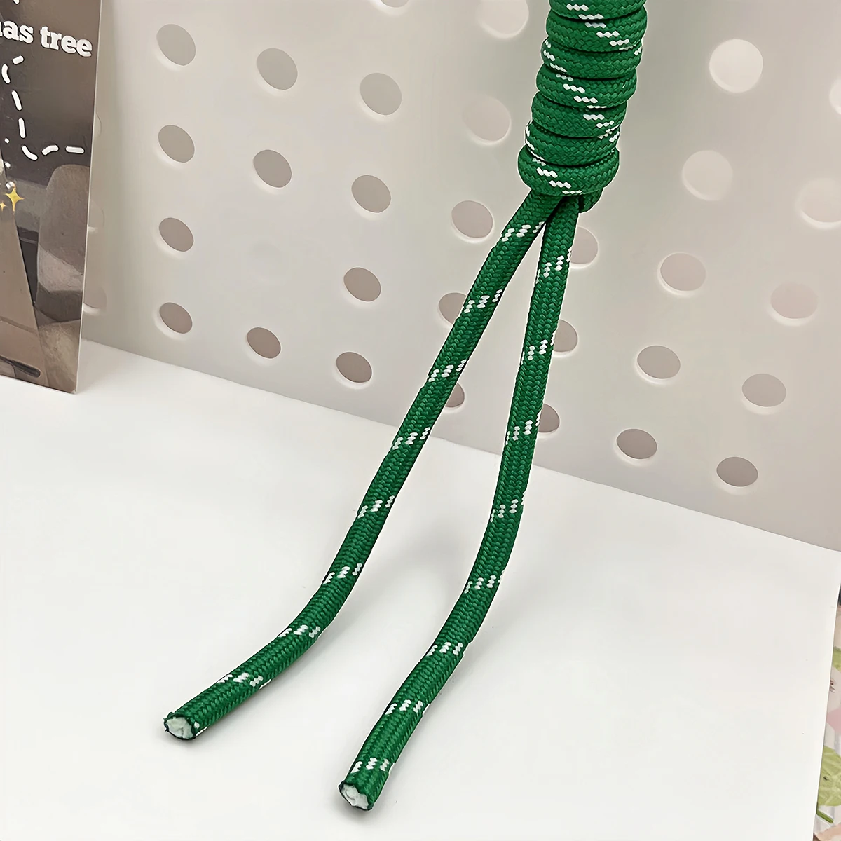 3-5 Stück Kreatives Geflochtenes Schlüsselband, Handgemachtes Knoten-Nylonseil für DIY-Schlüsselanhänger, Taschen-Accessoires – Detail 4