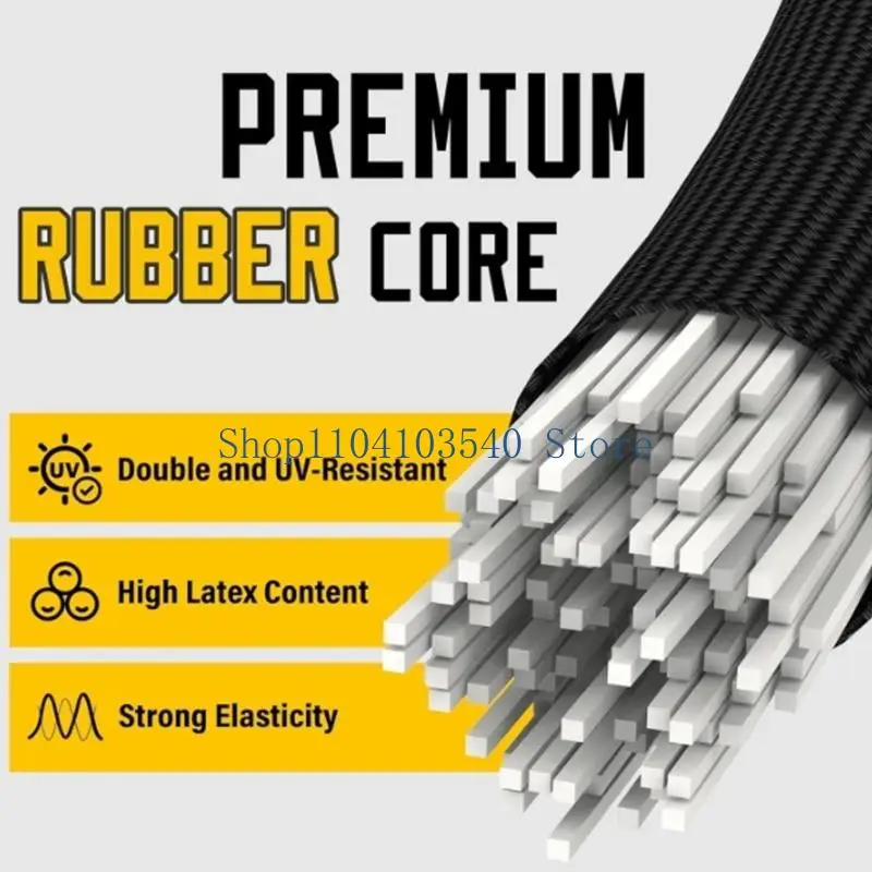 02DC Extreme Flexible 48Inch Spring Rope Strong Secure Belt For Equipment Hauling