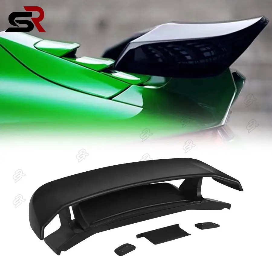 for Porsche 911 991 991.1 991.2Carbon Fiber TECHART Style Rear Spoiler  Trunk Lip Splitter Spoiler Rear Wing Air Ripper